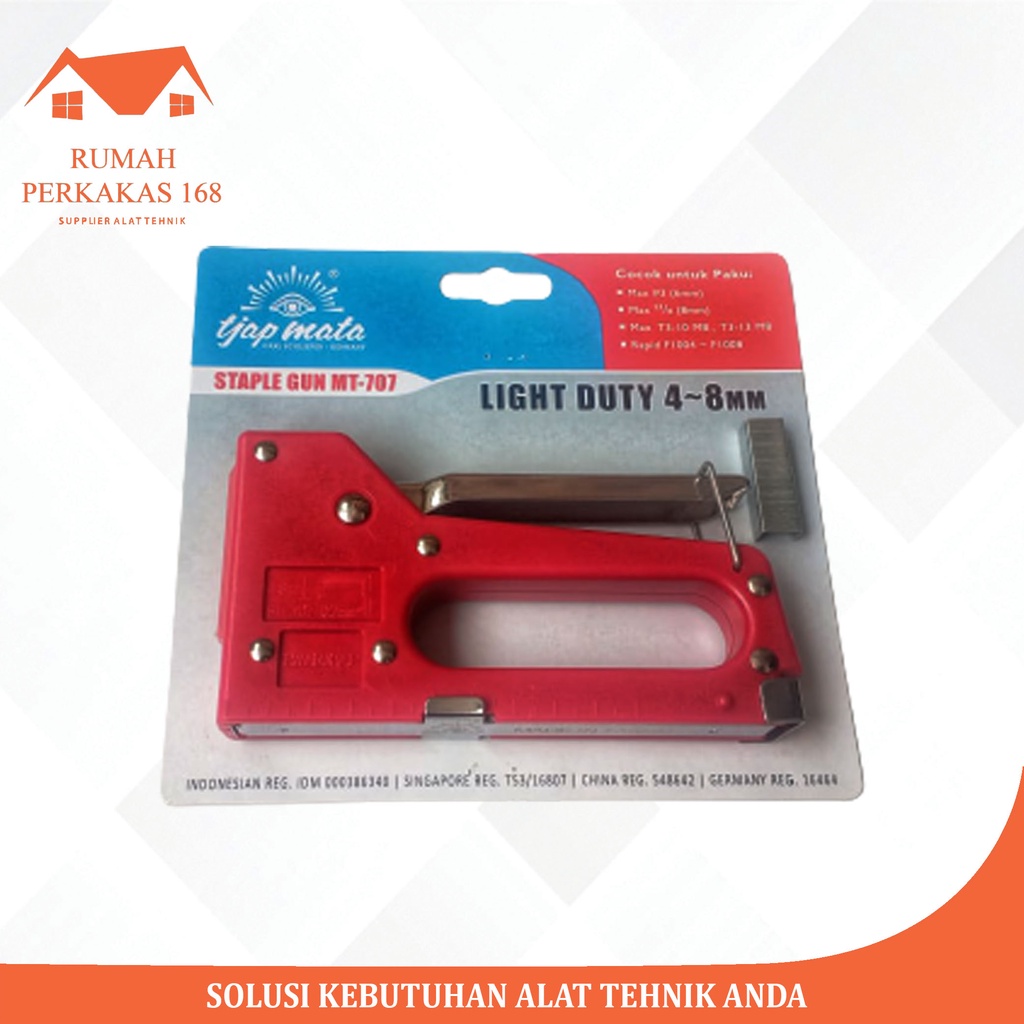 

TJAP MATA STAPLER GUN MT 707 LIGHT DUTTY