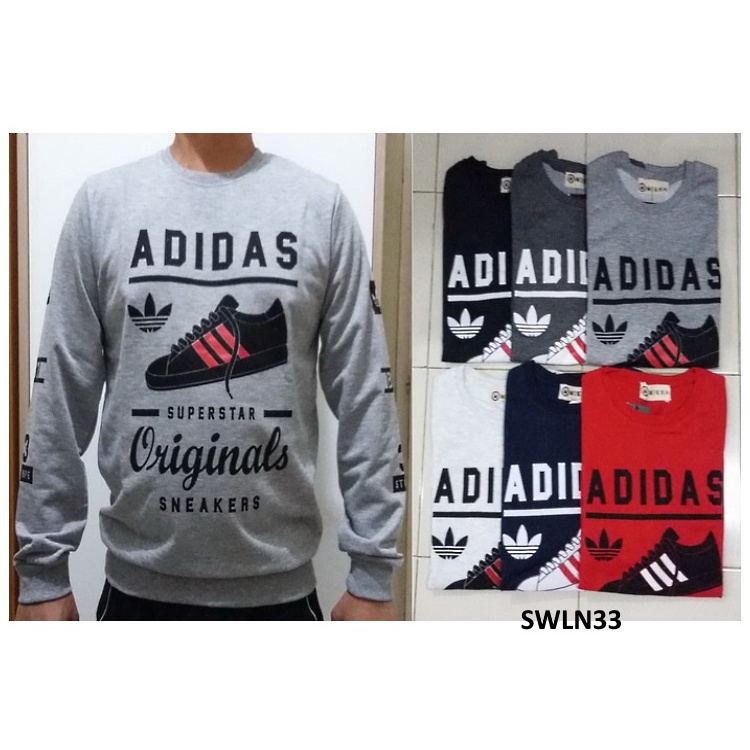 Sweater Pria Lengan Panjang Shoes Sneakers