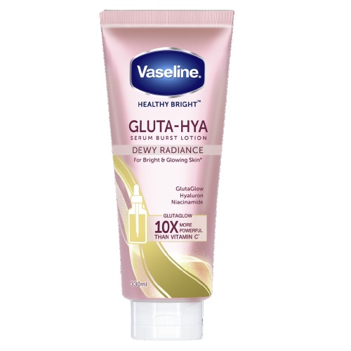 Vaseline Healthy Bright​ Gluta Hyaluron Niacinamide Serum Lotion Dewy Radiance 330Ml