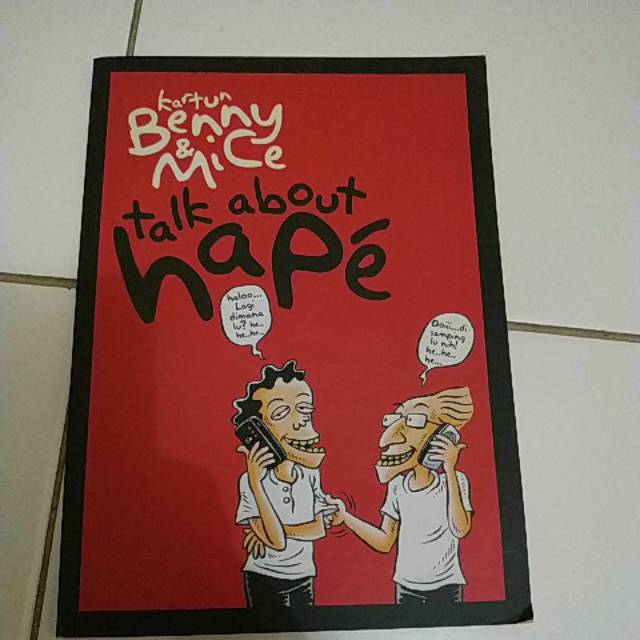 Buku kartun benny dan mice talk about hape