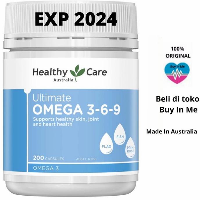 Healthy Care Ultimate Omega 369 ISI 200caps - HEALTHY CARE 369 Lc