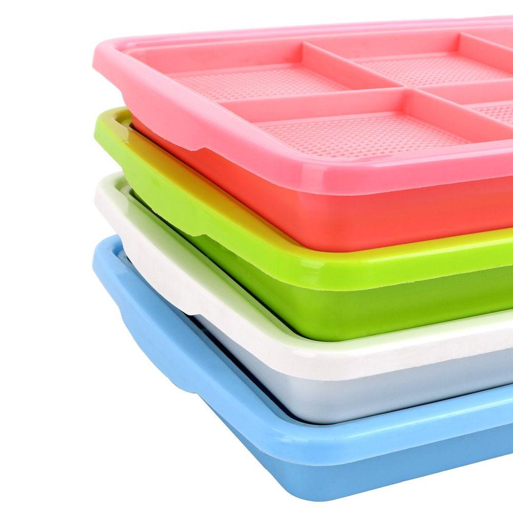 【 ELEGANT 】 Tray Semai Double Layer Tauge Pot Pembibitan Rumah