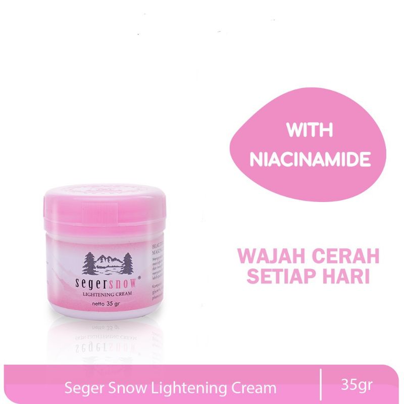 SegerSnow lightening cream 35 gram