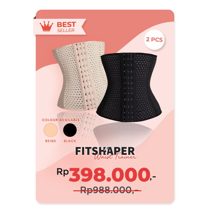 Fitshaper Waist Shaper Trainer 2 Pcs Very Best Seller Shopee Indonesia