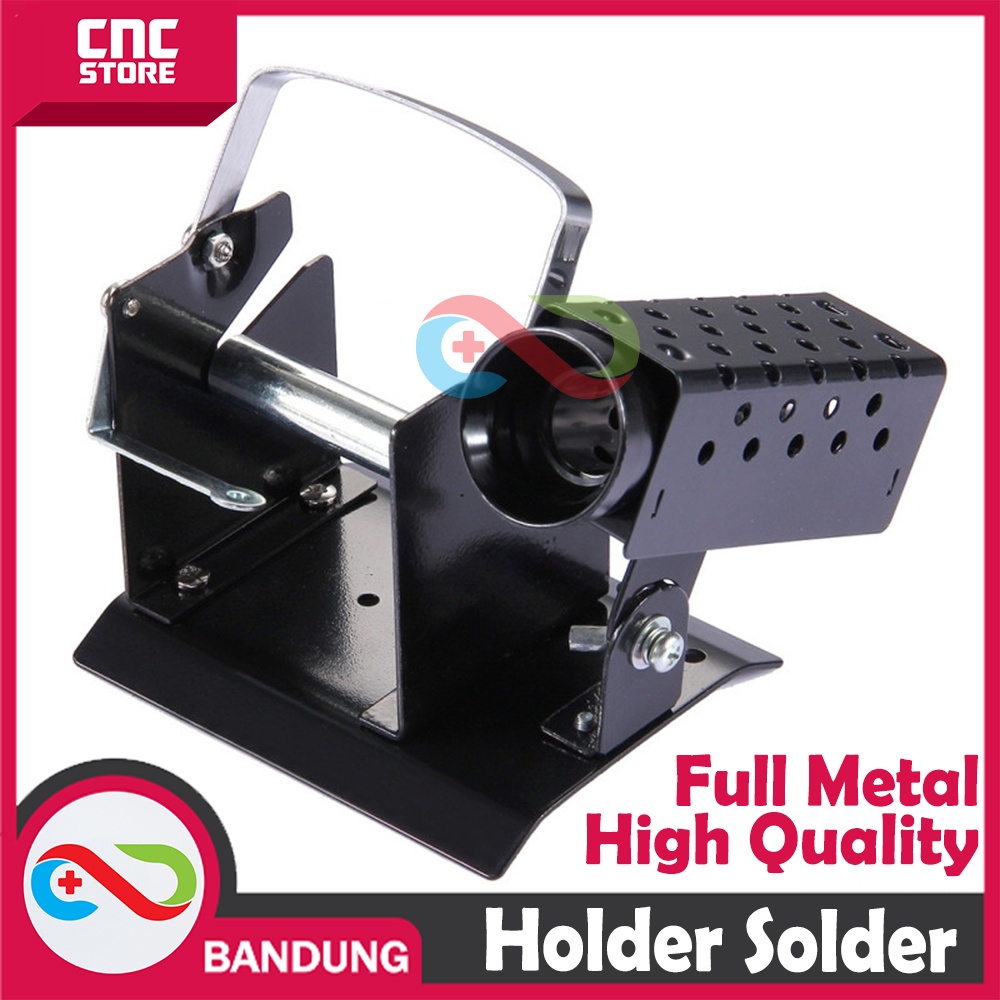 STAND SOLDER DUDUKAN SOLDER HOLDER TIMAH FULL METAL TEMPAT SOLDER HQ