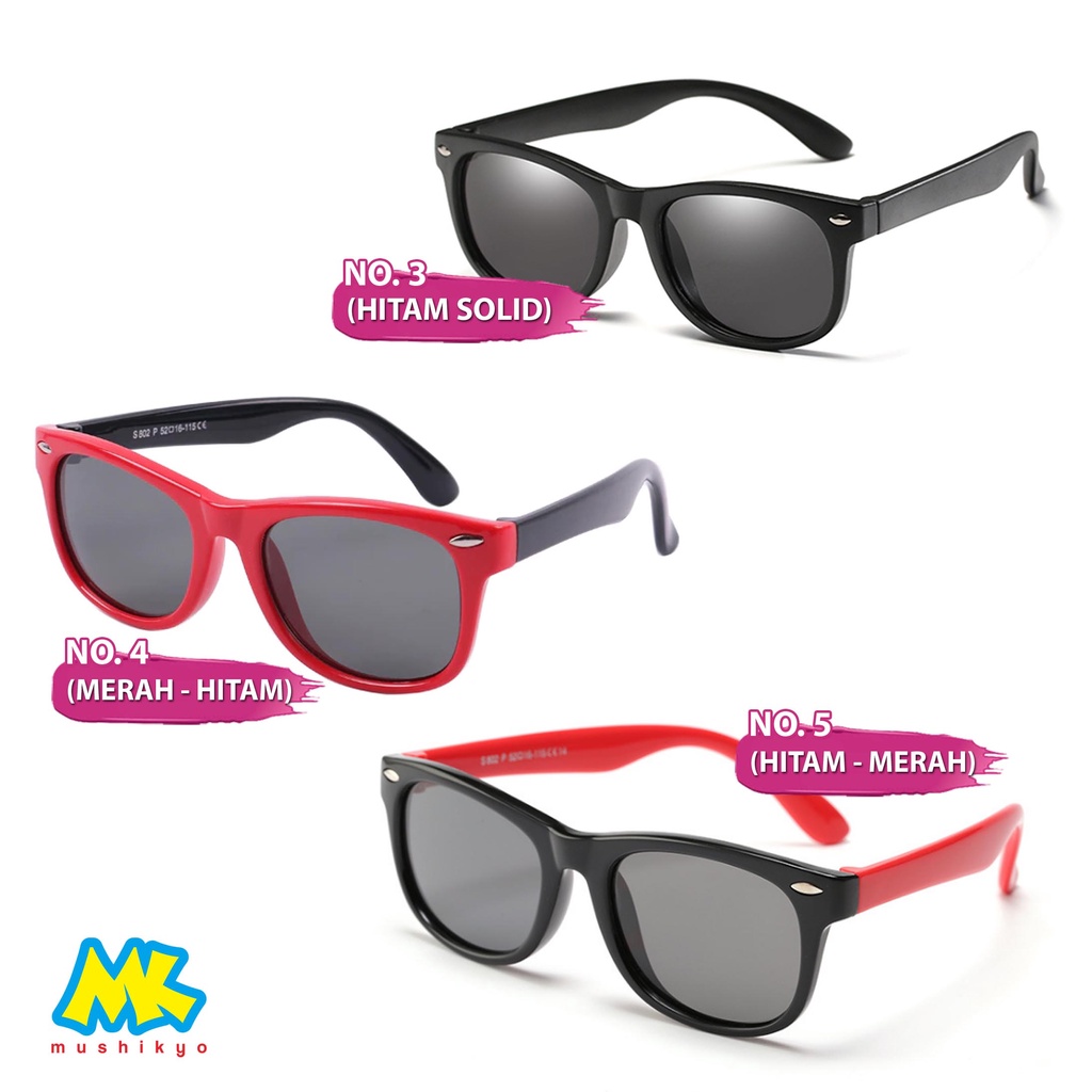 Kacamata Anak - UV400/Polarized - Flexible Sunglasses-5