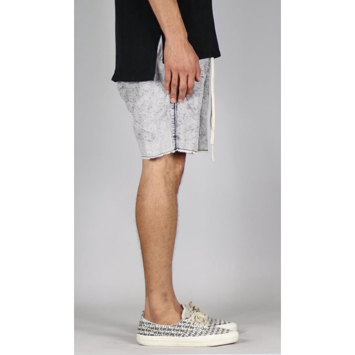 Hyperdenim Stone Gray Drop Denim Short