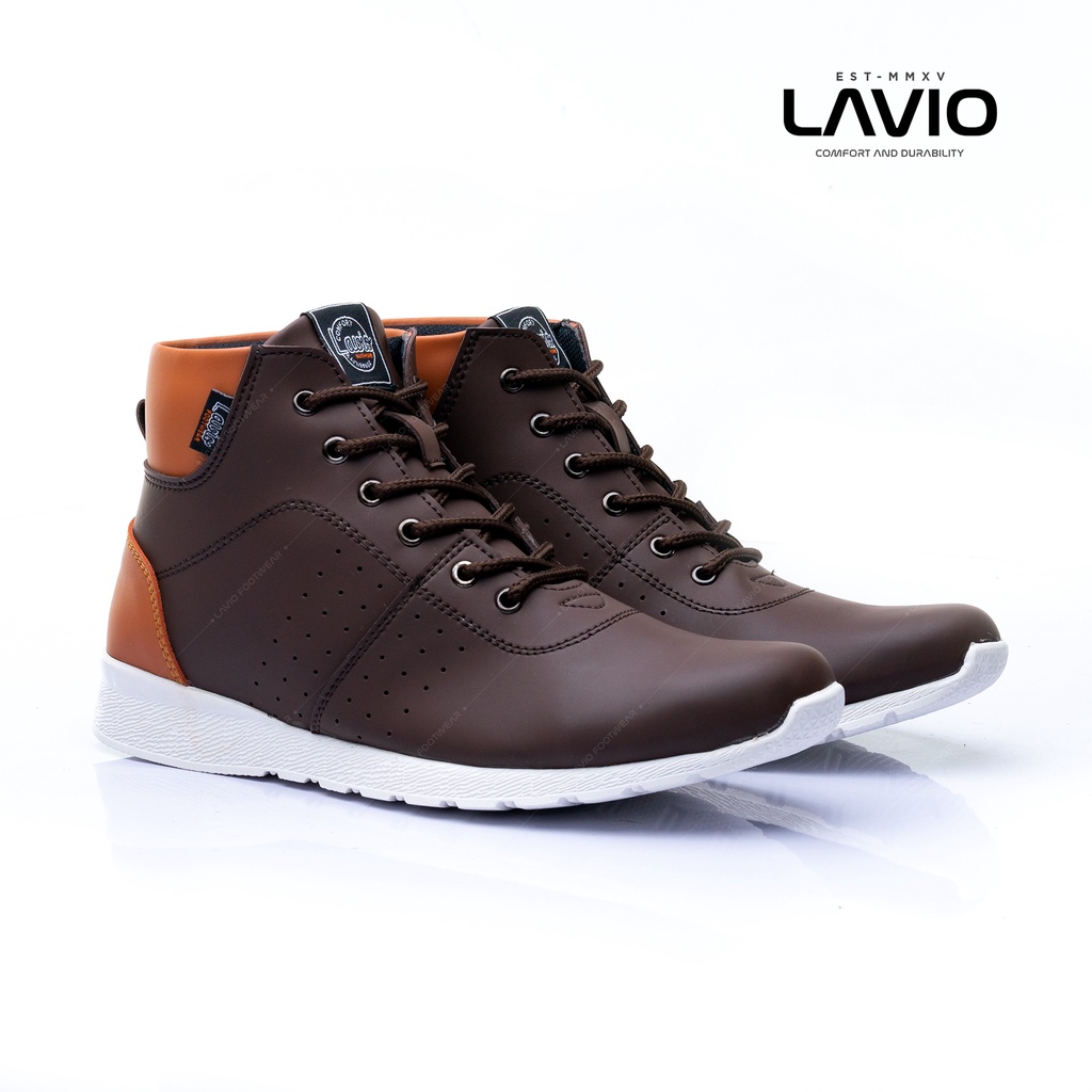 Sepatu Sneakers Safety Kasual Pria Lavio Vander Original