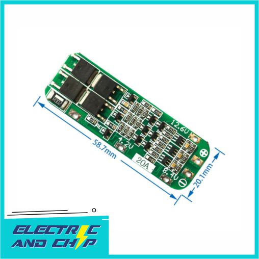 BMS 3S 20A 12V 18650 Li-ion Lithium Battery Protection Board