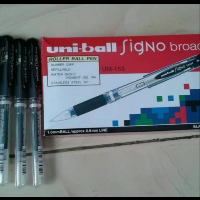 

Uni ball signo pena gel board UM-153