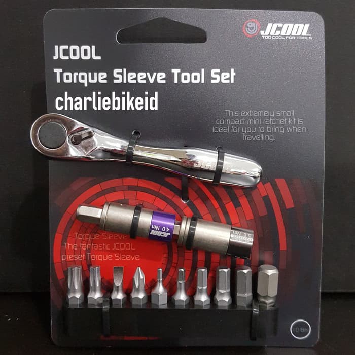 JCOOL Mini Torque Sleeve Tool Set kunci torsi 4Nm dan 5Nm with pouch ML1444