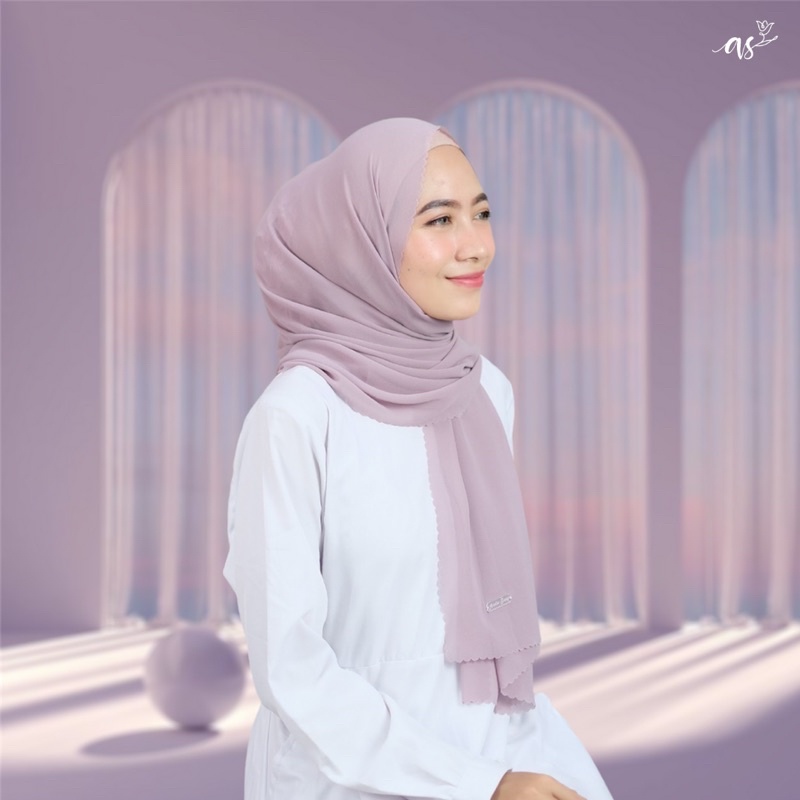 AVALEE SCARF AULIA PASHMINA hijab polos lasercut tali instant premium ceruty baby doll