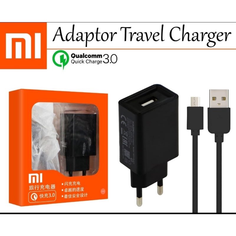 CHARGER XIAOMI MI6 3.0 QUICK FAST CHARGING ORIGINAL