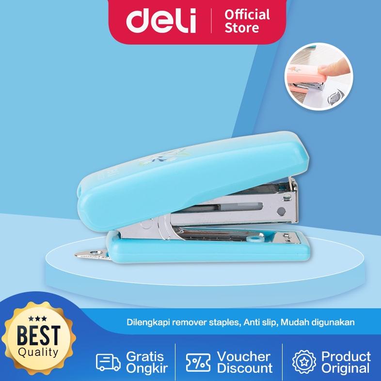 

((BISA COD)) Deli Stapler Sekolah 10sheets dengan jepretan halus E0222