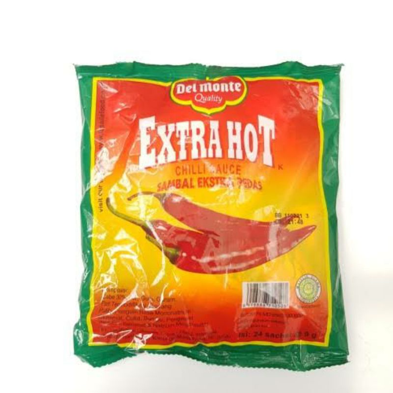 

Delmonte saus sambal extra hot isi 24 sac