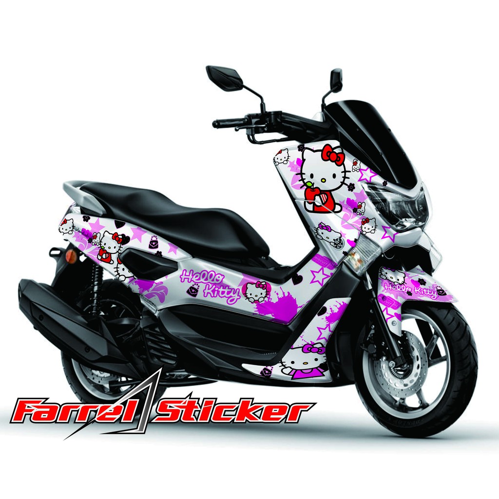 decal stiker nmax hello kitty 2