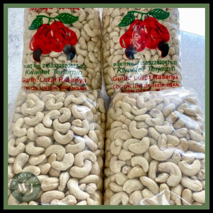 

DISKON TERBATAS !!! GROSIR - KACANG METE MEDE MENTE CHASEW UTUH MURAH SULAWESI GRADE A 1KG TERLARIS