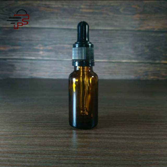 Botol Pipet 20 ML/Botol Tetes 20 ML Segel Ring Karet Hitam