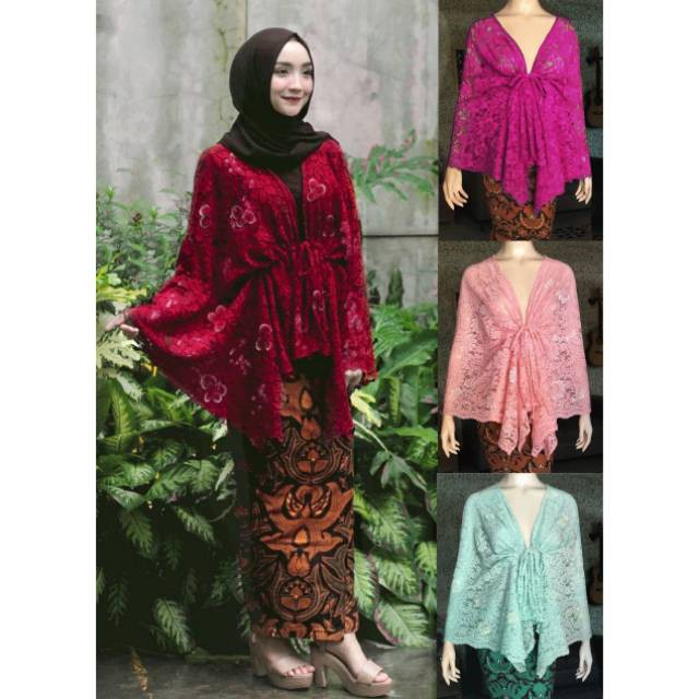 Outer Cape kebaya serut brokat