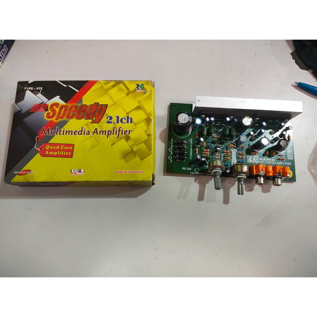 Kit Power Amplifier Subwoofer 2.1 Channel 12V DC