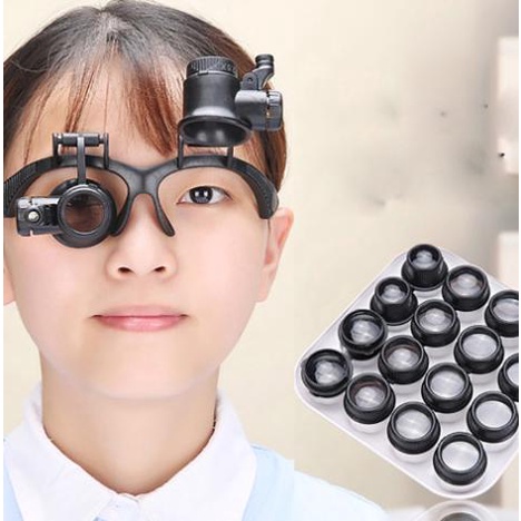 

Big Sale Kacamata Pembesar 25x Magnifier 2 LED Lup Lampu Kaca Magnification Big Sale