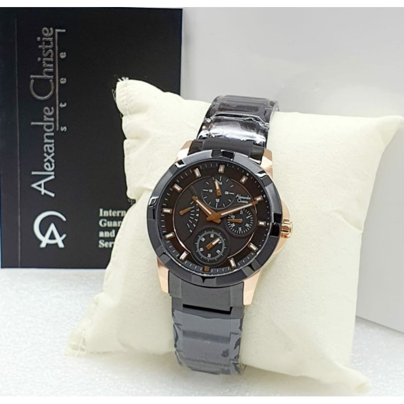 JAM TANGAN WANITA ORIGINAL ALEXANDRE CHRISTIE AC2879 CHRONOGRAPH