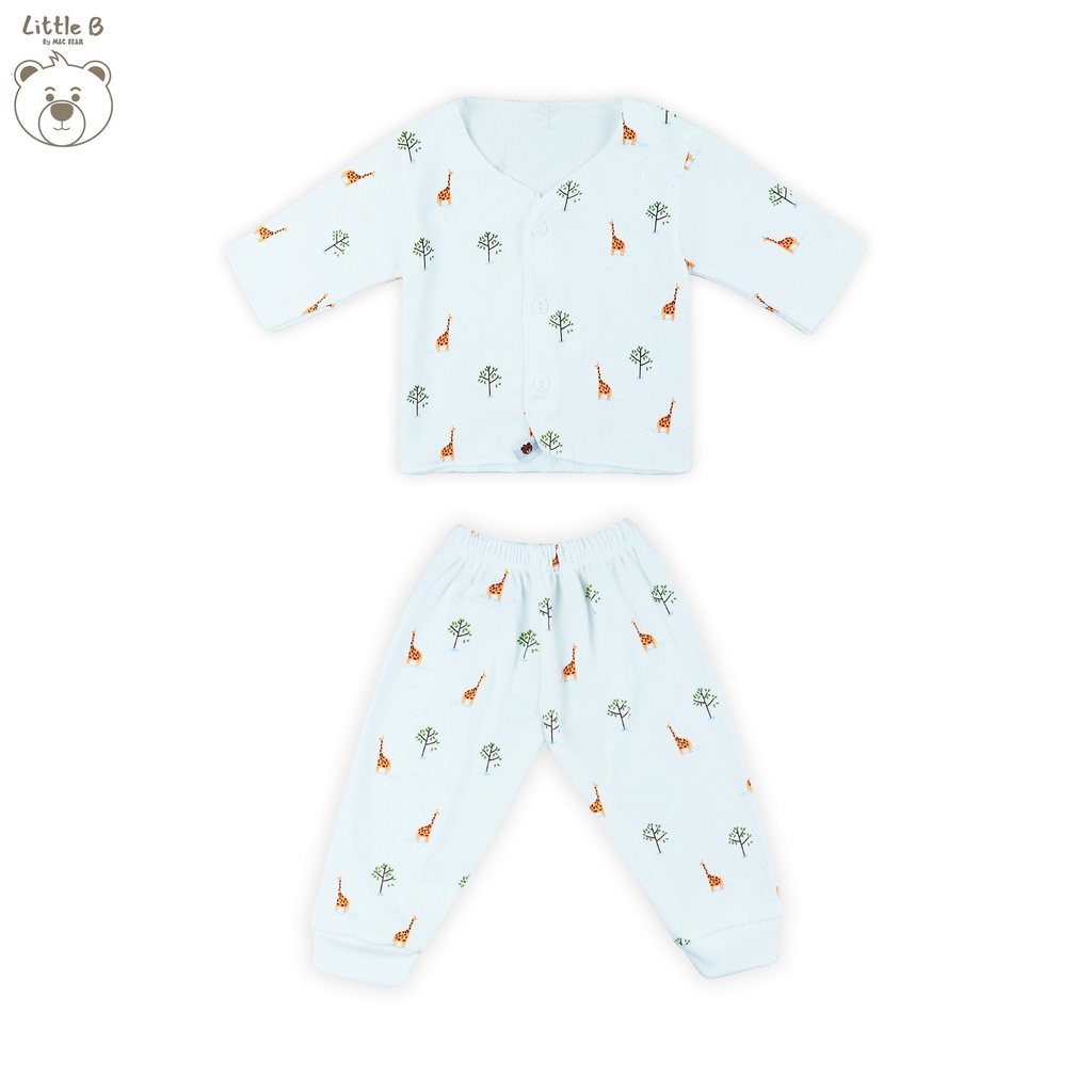 Little B By MacBear Setelan Anak Bayi Lengan Panjang Pippy Collection Animal Series Newborn - 12 bulan-4