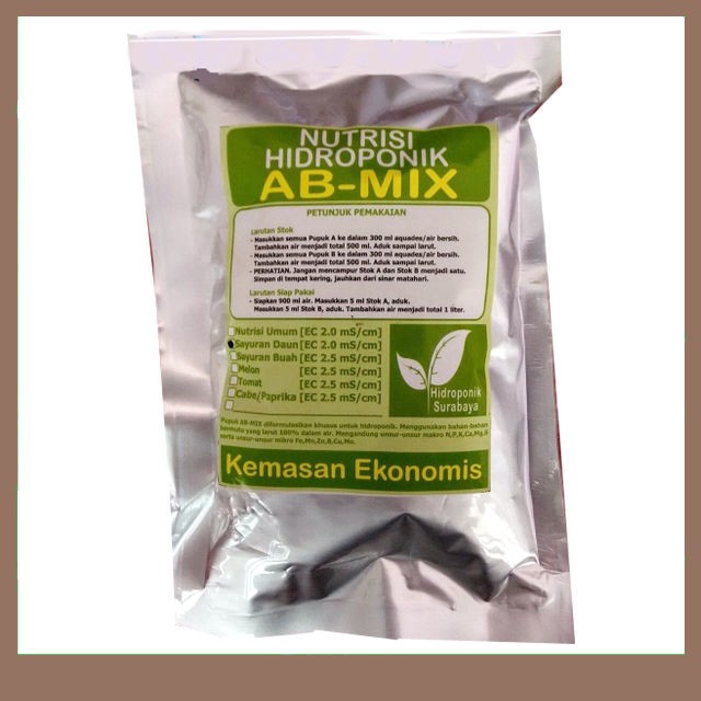 DB Nutrisi Hidroponik AB-MIX AB MIX untuk hidroponik tanaman sayuran daun