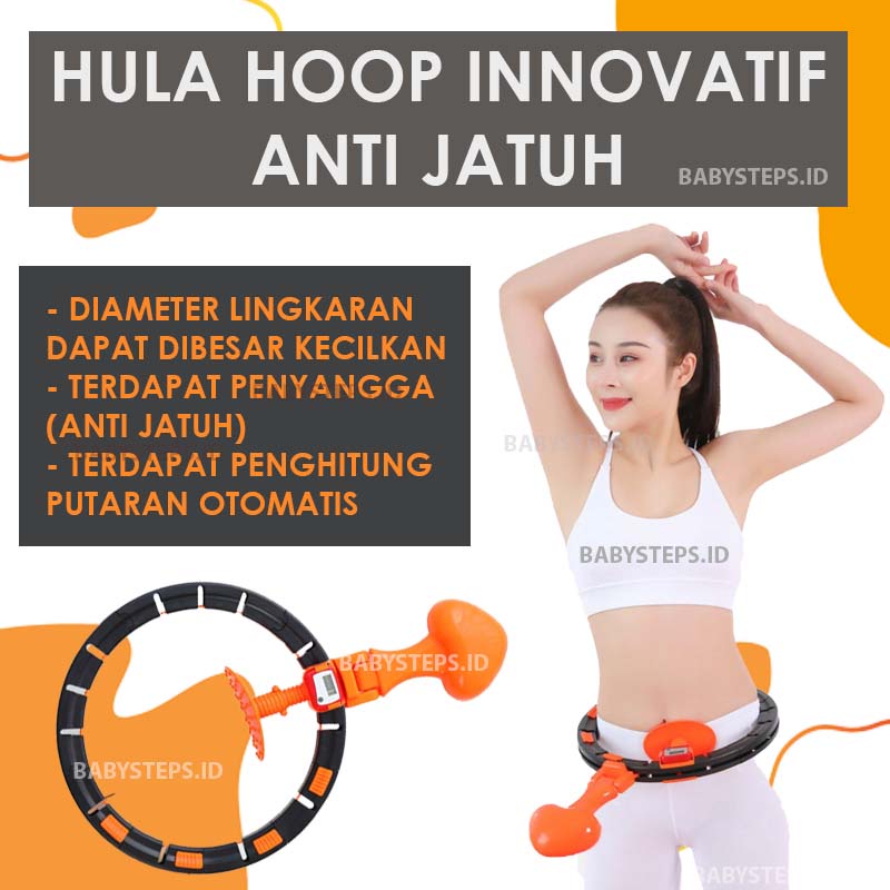 Smart Hula Hoop Holahop Hola Hop Hulahup Dewasa Anak Olahraga Alat Olahraga Fitness Pengecil Perut B