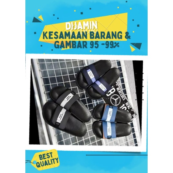 SANDAL PRIA KARET SLIP ON SELOP Keren terbaru