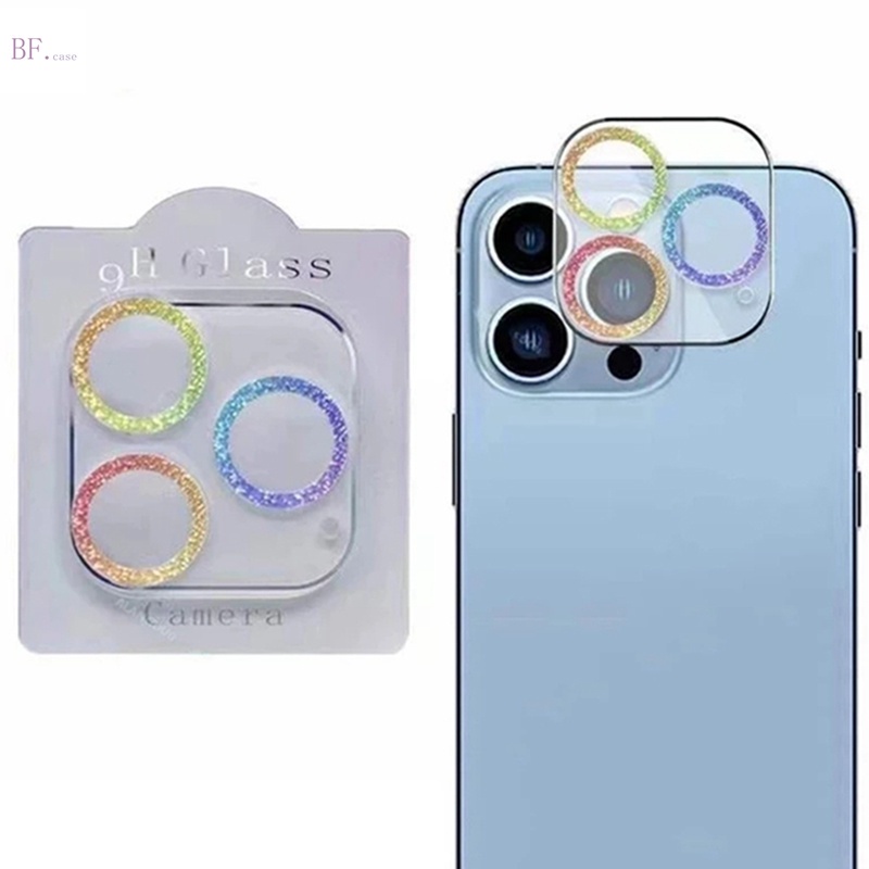 Aurora Diamond Camera Lens Protector untuk iPhone 13 Pro Max 12 Pro Max 11 Pro Max