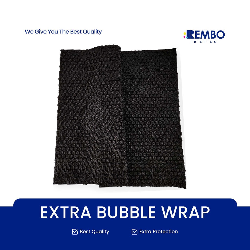 Extra Bubble Wrap Untuk Melindungi Paket Kamu - Rembo