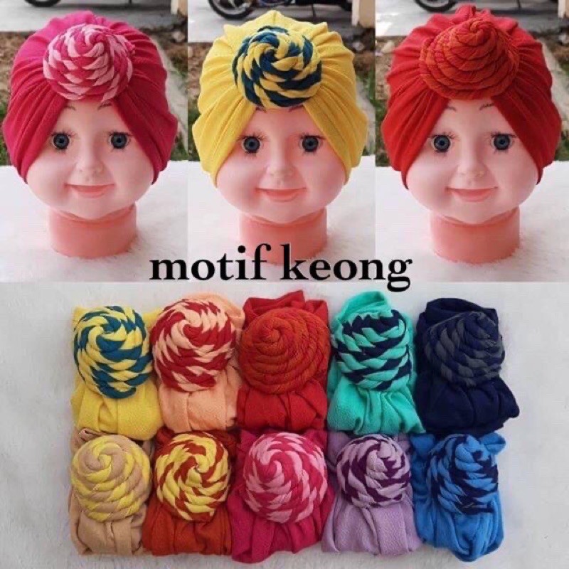 TURBAN ANAK KEONG / CIPUT BAYI / GROSIR / ECER