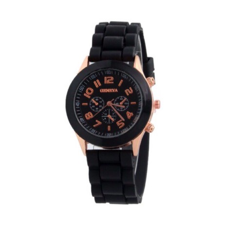 BAJ Jam Tangan GENEVA 259 Wanita Pria COUPLE Analog Fashion Casual Quartz Watch Rubber GN001 C6 C7