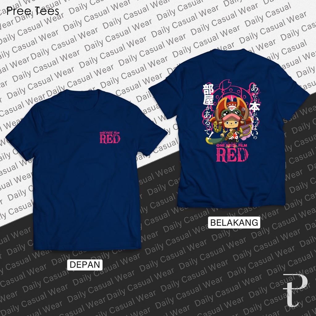 Kaos One Piece Red Chopper