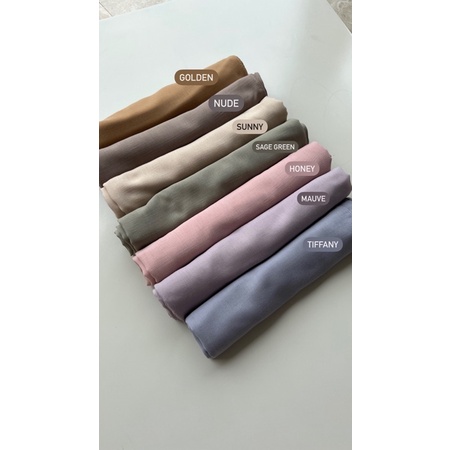 (Akita) hijab voal plain