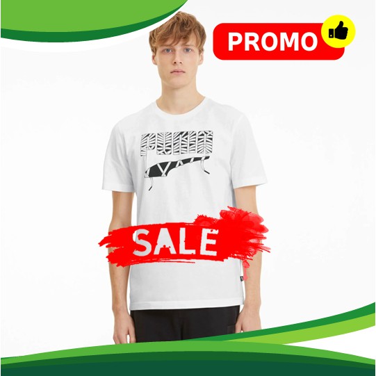 sport>>Puma Kaos Olahraga PUMA Lace Graphic Mens Tee 58191202