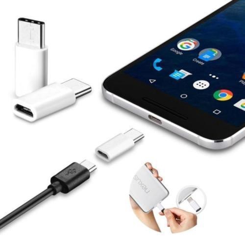 2Pack Micro USB to Type C Adapter Connector For  Samsung Huawei Xiaomi