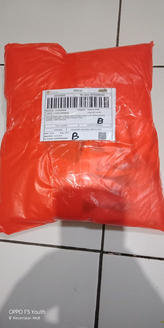 Gamis Kaos Soraya Jumbo Ori Ziray Batik