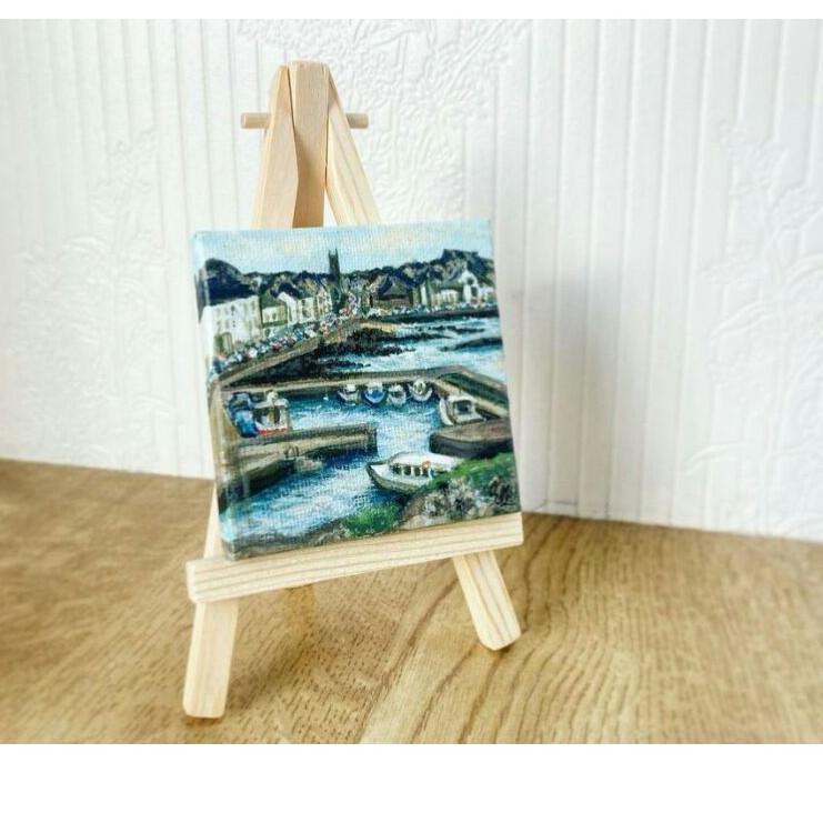 

[KODE PRODUK AAJRP5038] PAKET LENGKAP MELUKIS / STANDING EASEL/KANVAS LUKIS 20 X 20 CM/CAT ACRYLIC/KUAS NO.1/PALET