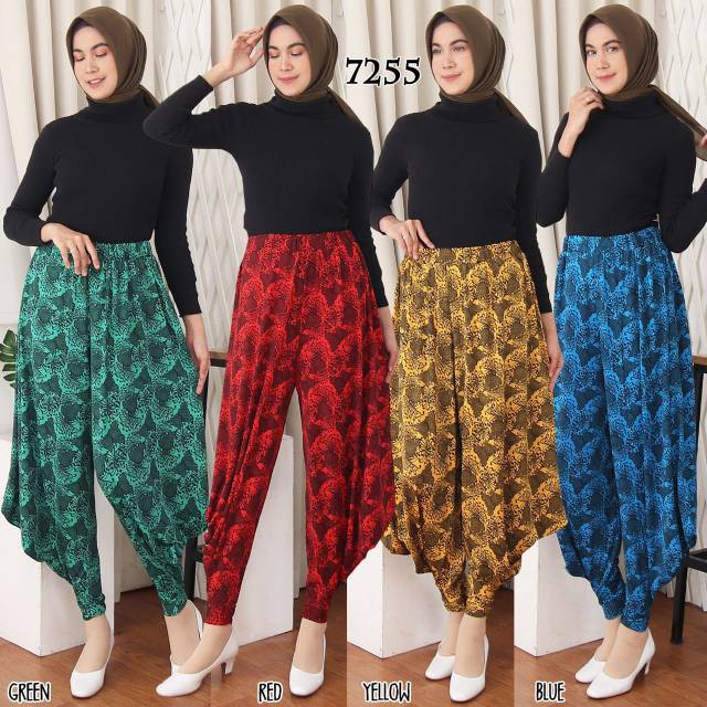 YSF -Celana Aladin Celana Panjang Wanita Celana Jersey Korea 7255