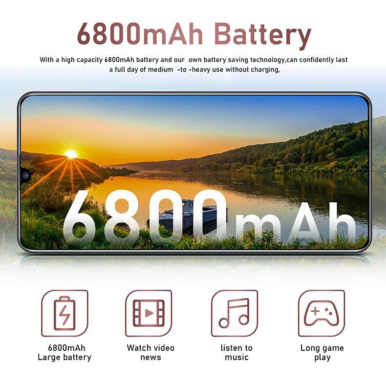HP Android S21 Ultra RAM 8GB & ROM 256GB Jaringan 4G Smartphone 6.6