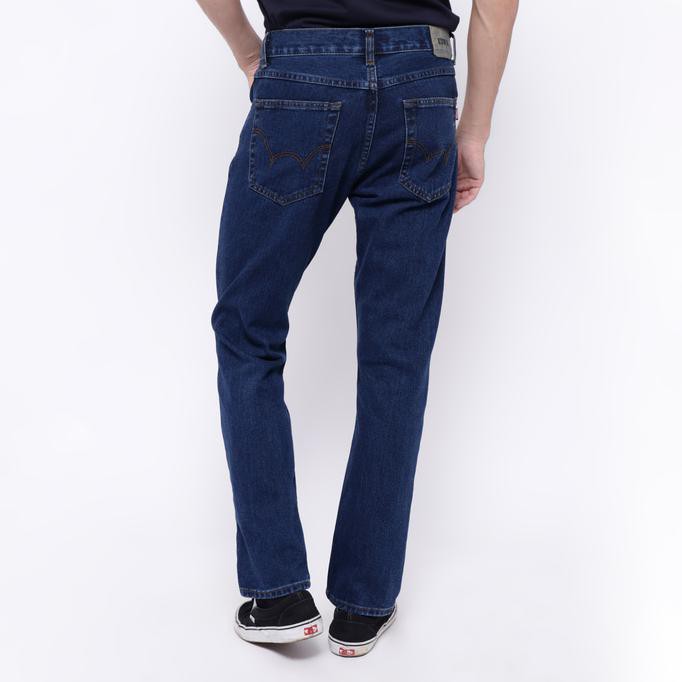 New Product Edwin Celana Jeans Slim Fit Pria Panjang Biru Roma 04 - Biru, 27 Free Ongkir