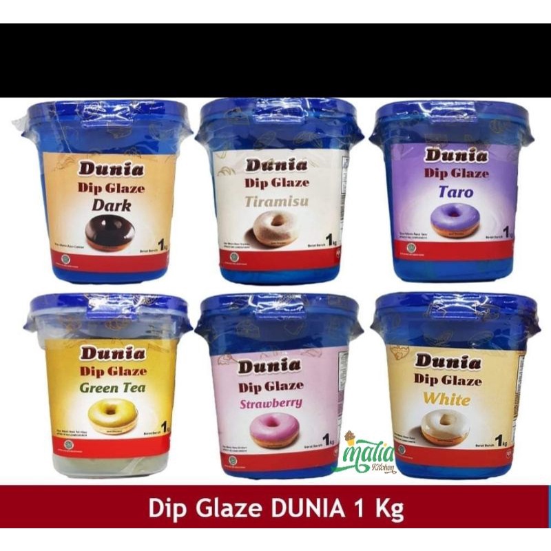 

Glaze dunia 1 kg hiasan kue donat