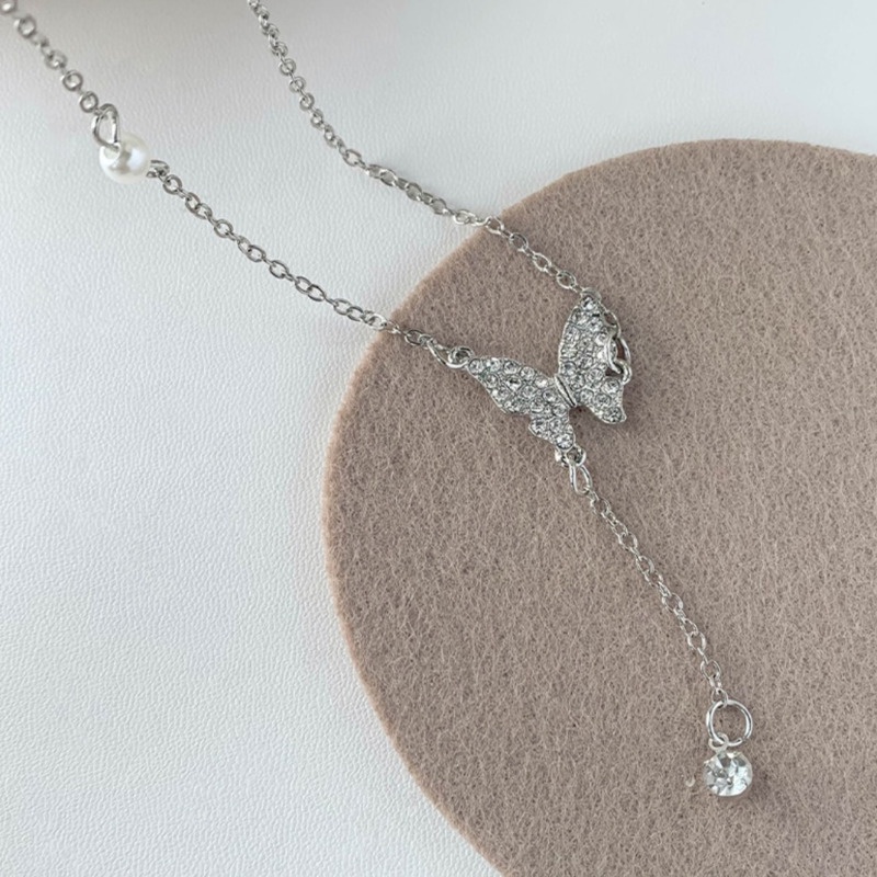 Butterfly Kalung Desain Kupu-Kupu Gaya Harajuku