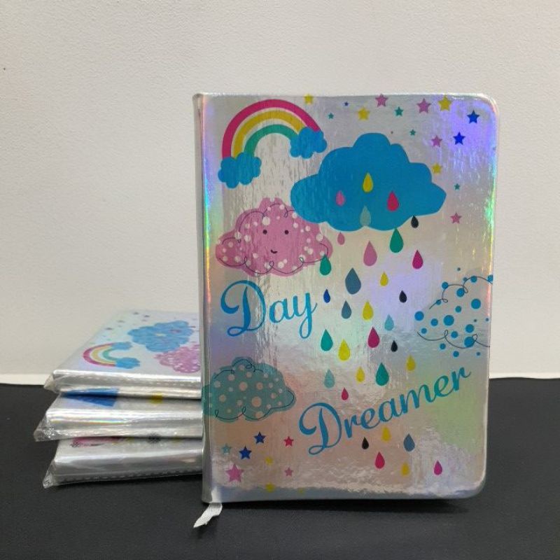 

Diary - Buku Notes Cover Hologram, Bergaris Polos