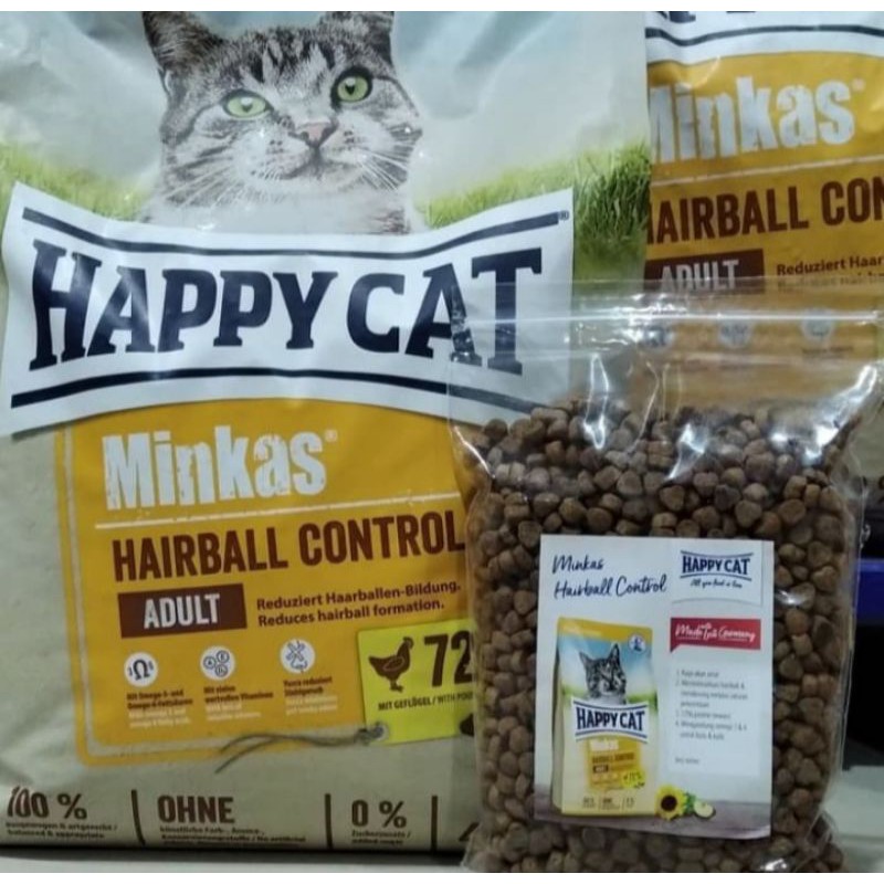 happy cat minkas hairball control 1000 gr (Repack) - or cat food