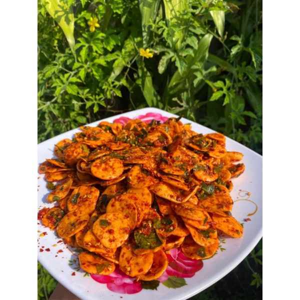 

100gr - Kerupuk seblak kering pedas daun jeruk