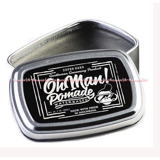 Ohman Pomade Waterbased 85gr Super Hard Oh Man Pengeras Rambut