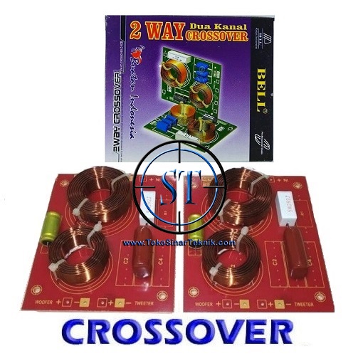 Kit Crossover 2 Way 2 Kanal ( isi 2 Pcs ) Stereo BELL BGR Crosover Dua Kanal High Quality Product